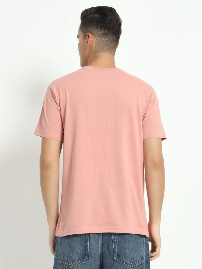 Dusky Pink Regular Fit T-shirt