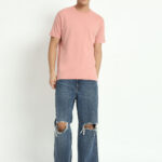 Dusky Pink Regular Fit T-shirt