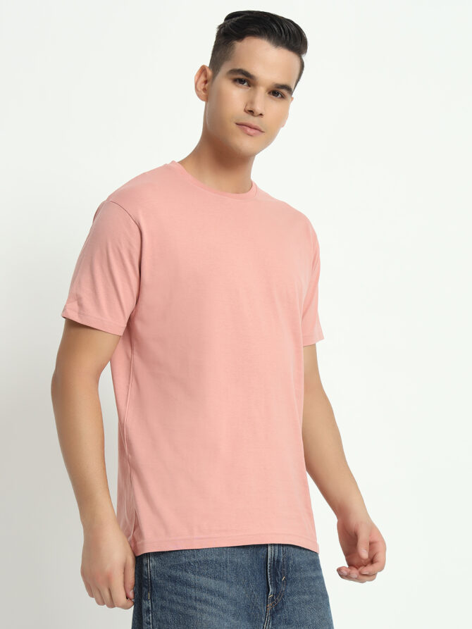 Dusky Pink Regular Fit T-shirt