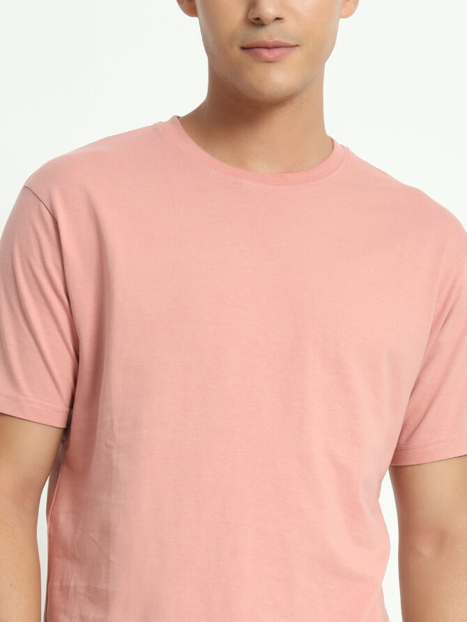 Dusky Pink Regular Fit T-shirt